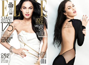 Megan Fox Saunters Onto Elle's Body Issue Cover