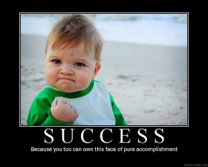 Success: The Face of Pure Accomplishment