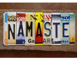 TOMBOY ART Upcycled License Plate Art Sign, $145; etsy.com/shop ...