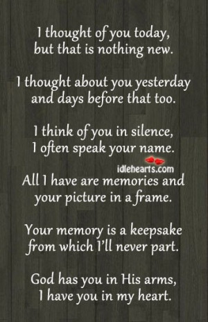 ... memory wall in the home. This poem framed with pictures of family