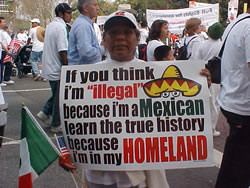 Hateful, Racist Vitriole from the Pro-Illegal Immigration Protests