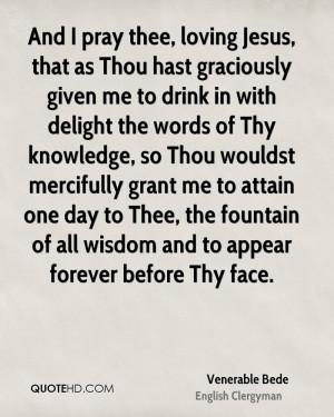 Venerable Bede Wisdom Quotes