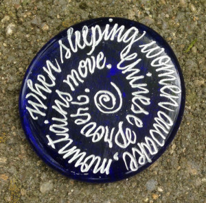 Glass Stone - Strong Women Quote - OR YOUR VERSE - Worry Stone ...