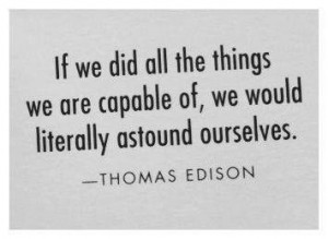 Thomas Edison quote