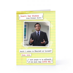 National Boss Day Cards. .Sentiment For A Bosss Day Greeting Card