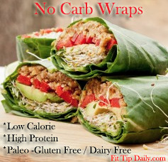 Low Carb Recipe – No Carb Wraps