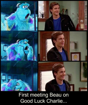 Good Luck Funny Quotes First meeting beau from good