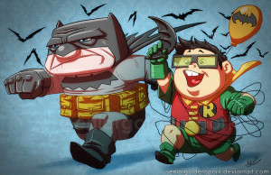 Link Ink: ‘Up’ Style Batman And Robin, The Justice League In Japan ...