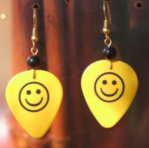 Yellow Smiley Guitar Pick...