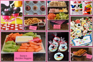Minnie Mouse Mickey Clubhouse Birthday Party Food Ideas