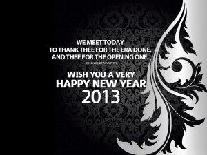 Happy New Year 2013 sayings for greeting cards 01