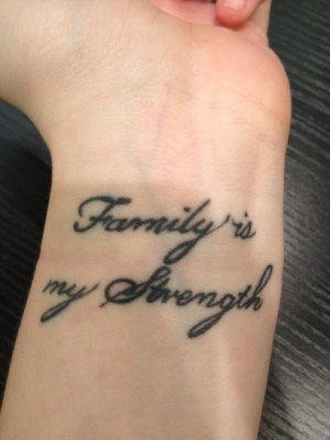 Frases para Tatuajes sobre la Familia (1)