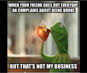 Kermit The Frog Drinking Tea