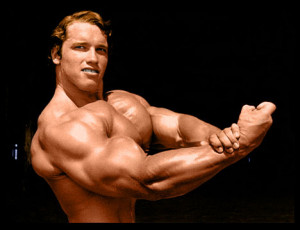 of my friend Arnold Schwarzenegger when he was just 21 years old ...