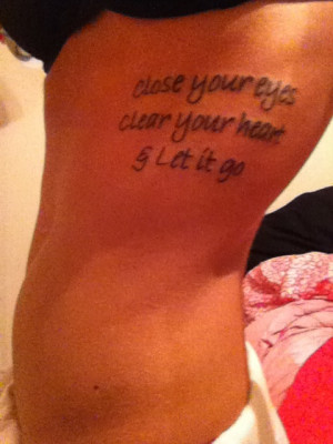 close your eyes, clear your heart, & let it go