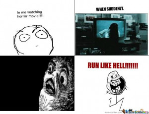 When Watching Horror Movies!!!!!