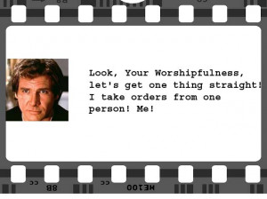 Star Wars: A New Hope | Han Solo (Harrison Ford) | Screenplay: George ...