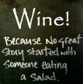 Wine, always a good start