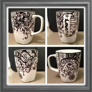 diy sharpie mug gifts | Sharpie mug
