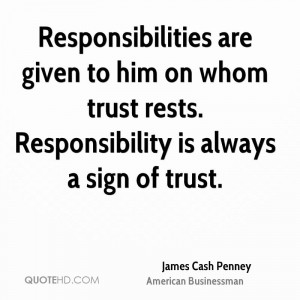 James Cash Penney Trust Quotes