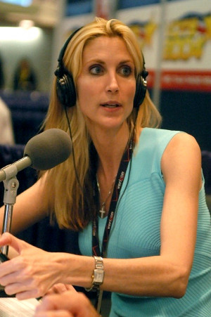 Ann Coulter is a popular conservative, but backs a moderate for 2012.