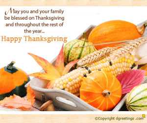 ... Thanksgiving To You And Your Family Happy Thanksgiving to you and