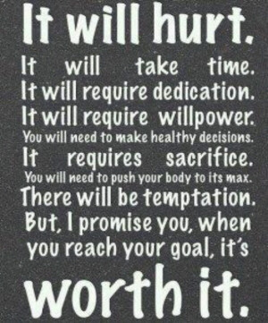 It will hurt...