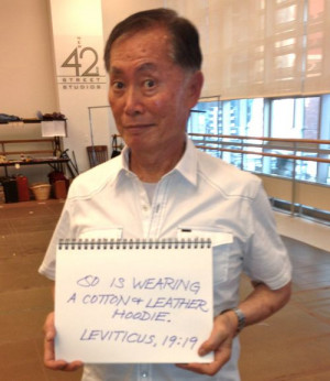 George Takei responds to anti-gay marriage protestors with humor