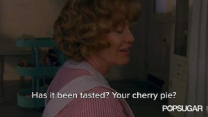 Elsa! Please! Where even are your manners? Also, doesn't this line ...