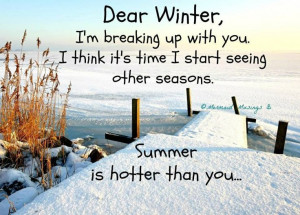 Hate Winter Quotes Funny