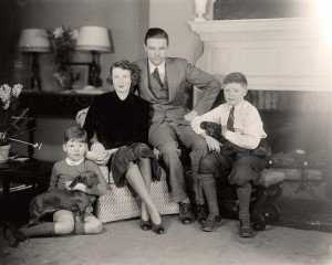 Lodge Henry Cabot Jr Senator and Family