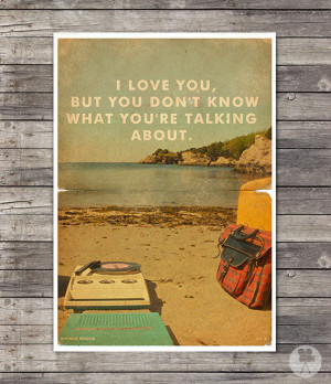 Poster I - Wes Anderson - Vintage Style Magazine Print movie quotes ...
