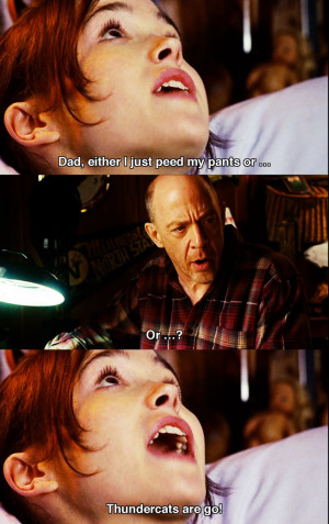 said this to Ricardo when my water broke...lol