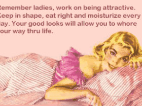 vintage quotes and sayings photo: vintage ad whore your way through ...