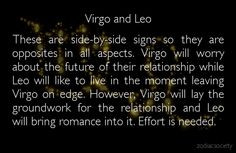 Leo and Virgo More