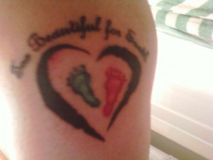 got this is memory of my 2 angels, the words say 