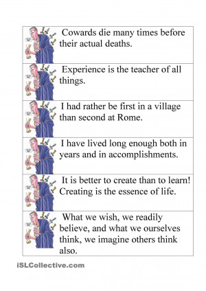 Julius Caesar Quotes