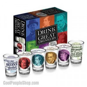 ... Shop » Products » Food & Drink » Great Drinkers Shot Glass Set