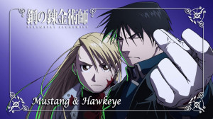 Roy Mustang and Riza Hakweye Fullmetal Alchemist