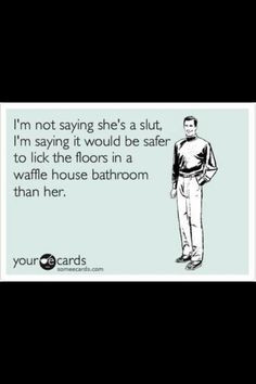 ... you've got some issues you need to seek medical attention about. More