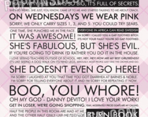 popular items for mean girls quotes like this item mean girls quotes ...