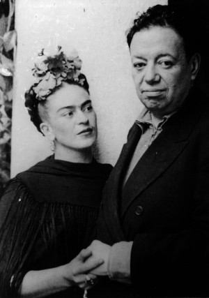 Frida Kahlo and Diego Rivera by Nickolas Muray, 1940