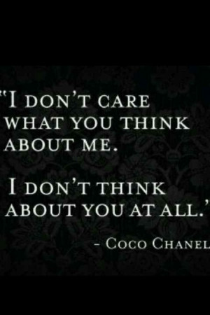 Coco Chanel fashion quote