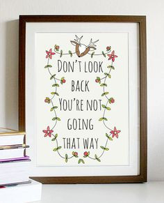 A4 quote artwork print: 