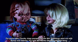 Chucky and Tiffany GIF - chucky-and-tiffany Photo