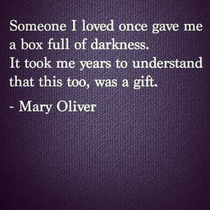 We can only see the true form of something when we allow ourselves to ...