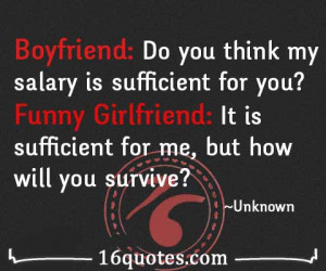 Funny girlfriend quotes