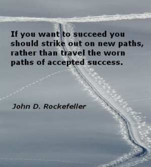 John D. Rockefeller quote on #success