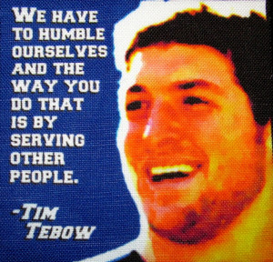Details about TIM TEBOW QUOTE - Printed Patch - Sew On - Vest, Bag ...
