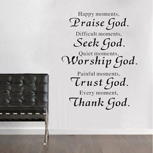 God-Christian-Praise-DIY-Removable-Wall-Quote-Sticker-Decor-Art-Decal ...